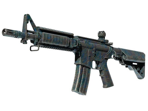 M4A4 | Dark Blossom (Well-Worn)