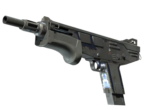 MAG-7 | Navy Sheen (Battle-Scarred)