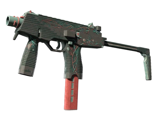 MP9 | Capillary (Battle-Scarred)