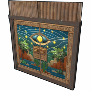 Oasis Sheet Metal Double Door