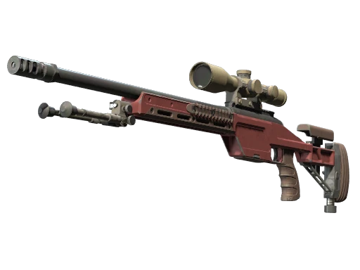 SSG 08 | Red Stone (Field-Tested)