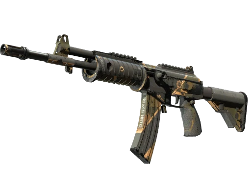 StatTrak™ Galil AR | Black Sand (Battle-Scarred)