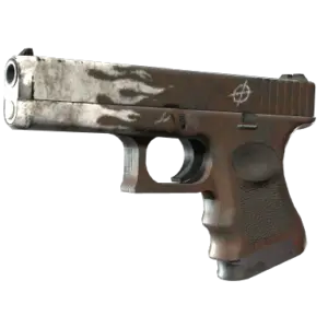 StatTrak™ Glock-18 | Oxide Blaze (Well-Worn)