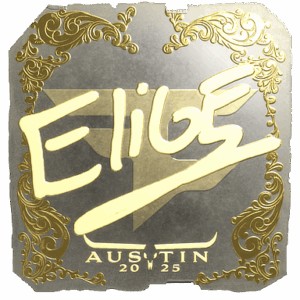 Sticker | EliGE (Gold) | Austin 2025