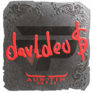 Sticker | dav1deuS (Foil) | Austin 2025