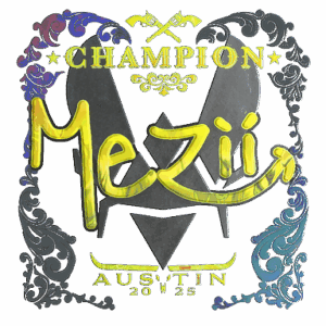 Sticker | mezii (Holo, Champion) | Austin 2025