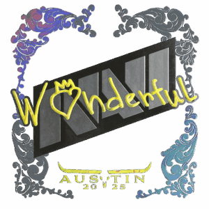 Sticker | w0nderful (Holo) | Austin 2025