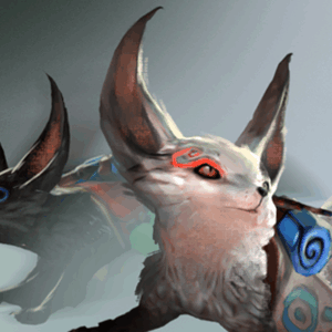 Unusual Jin and Yin Fox Spirits