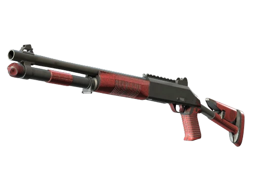 XM1014 | Red Leather (Field-Tested)