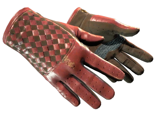 ★ Driver Gloves | Crimson Weave (Well-Worn)