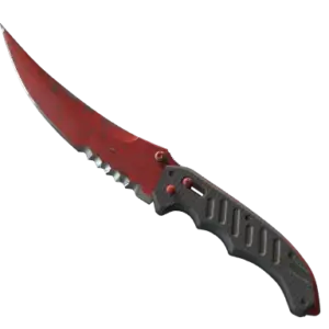 ★ Flip Knife | Crimson Web (Well-Worn)
