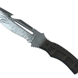 ★ StatTrak™ Survival Knife | Damascus Steel (Well-Worn)