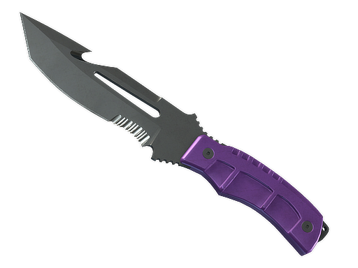 ★ Survival Knife | Ultraviolet (Well-Worn)