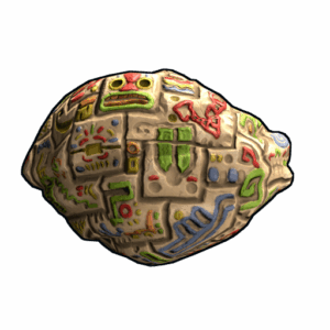 Ancient Squiggles Rock