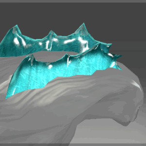 Frozen Gift of the Sea Dorsal Wings