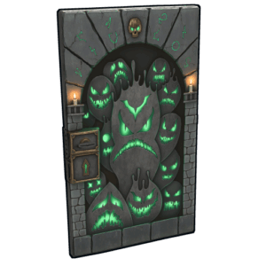 Ghostly Flame Door