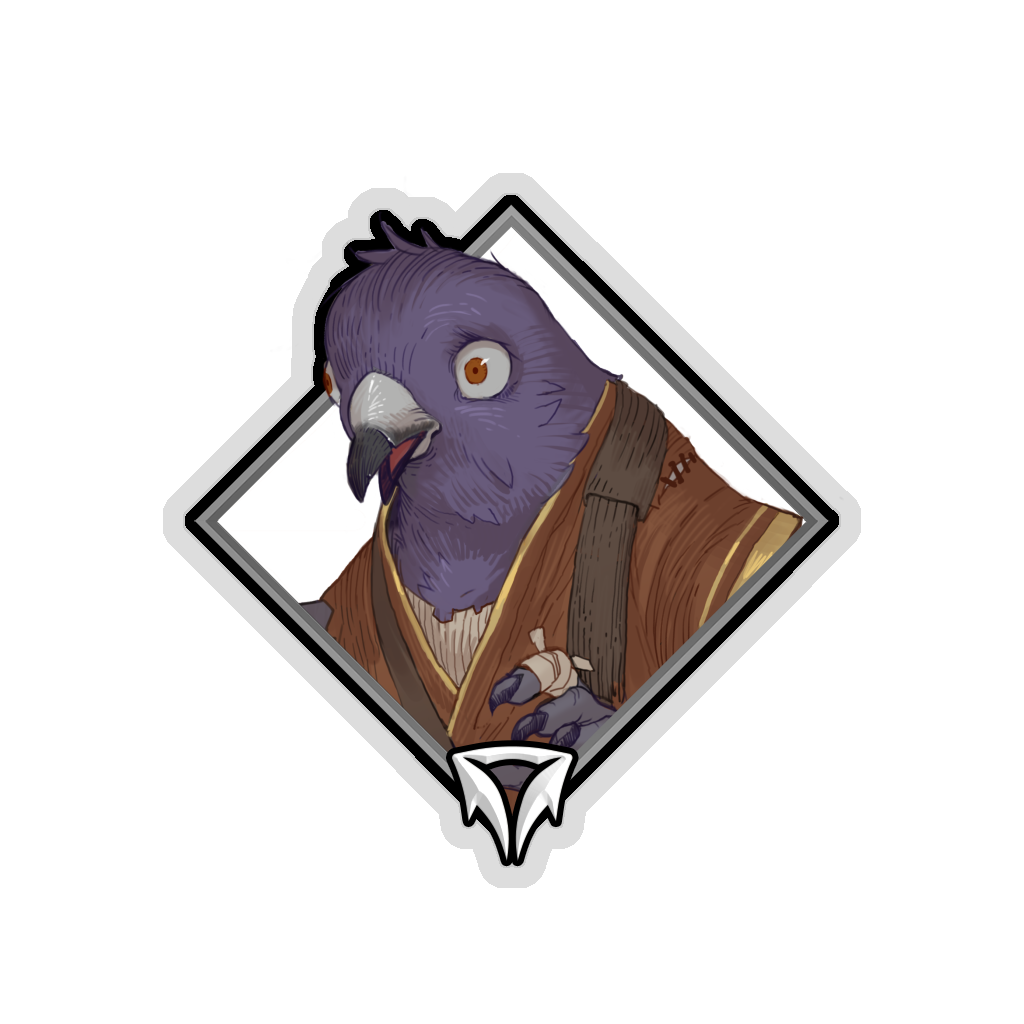 Holo Crownfall Sticker - Blacksmith