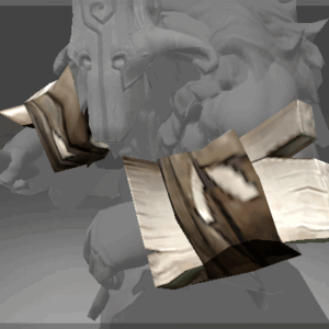 Inscribed Bone Bracer of the Brave