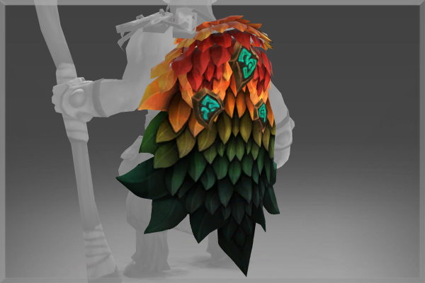 Inscribed Cape of the Truebark Adherent