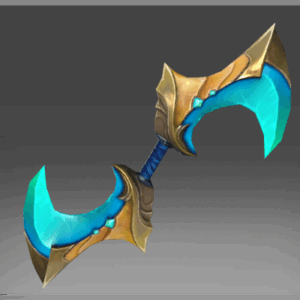 Inscribed Emeraldine Glaive