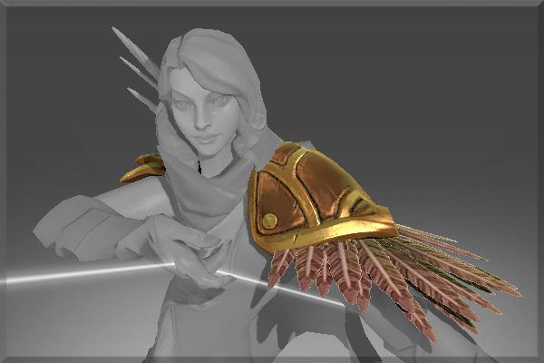 Inscribed Featherswing Pauldron