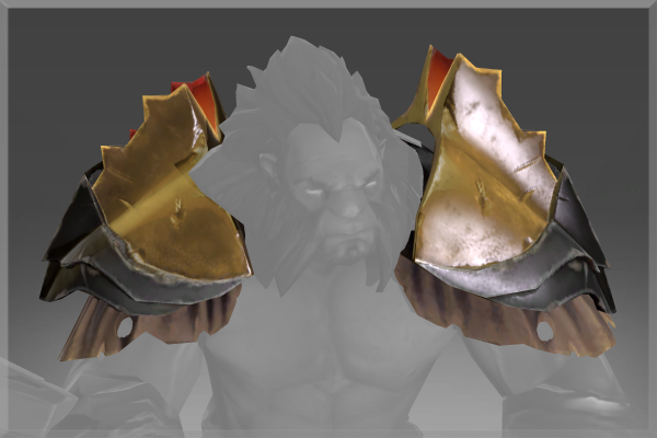 Inscribed Lineage Pauldron of the Ram's Head