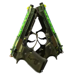 StatTrak™ Dual Berettas | Cobra Strike (Factory New)