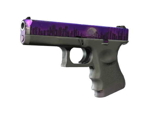 StatTrak™ Glock-18 | Moonrise (Well-Worn)