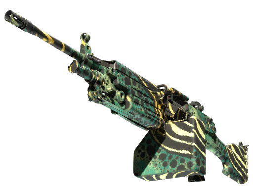 StatTrak™ M249 | Emerald Poison Dart (Factory New)