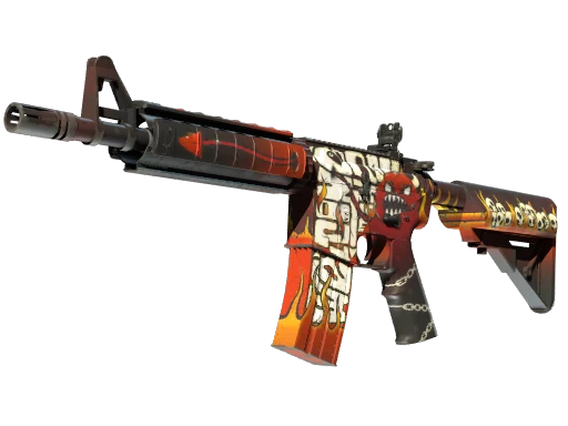 StatTrak™ M4A4 | Hellfire (Factory New)