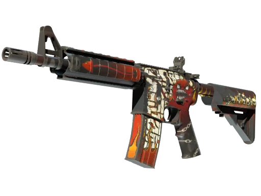 StatTrak™ M4A4 | Hellfire (Field-Tested)
