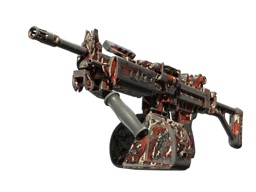 StatTrak™ Negev | Lionfish (Battle-Scarred)