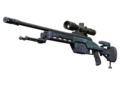 StatTrak™ SSG 08 | Mainframe 001 (Battle-Scarred)