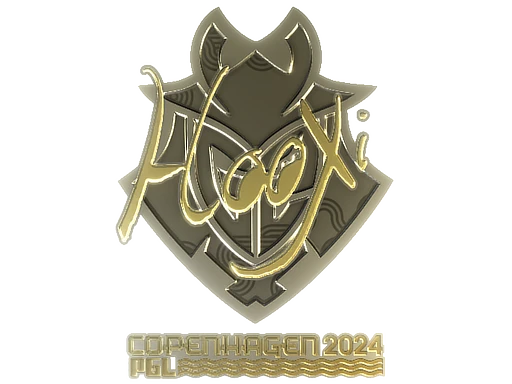 Sticker | HooXi (Gold) | Copenhagen 2024