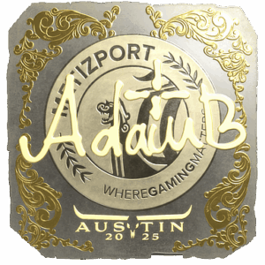 Sticker | adamb (Gold) | Austin 2025