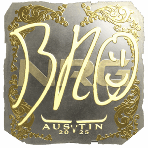 Sticker | br0 (Gold) | Austin 2025