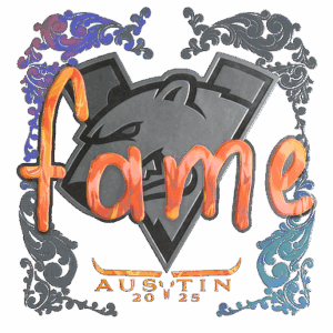 Sticker | fame (Holo) | Austin 2025