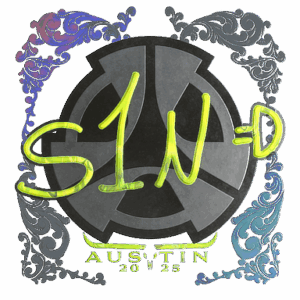 Sticker | s1n (Holo) | Austin 2025