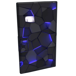 Ultramarine Metal Door