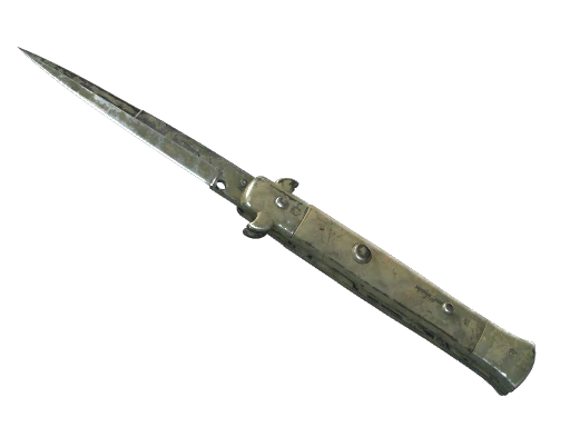 ★ Stiletto Knife | Safari Mesh (Battle-Scarred)