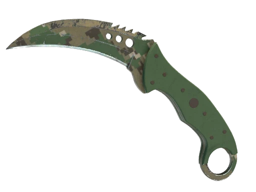 ★ Talon Knife | Forest DDPAT (Well-Worn)