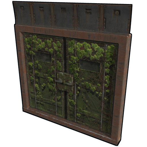 Cobalt Jungle Container Doors