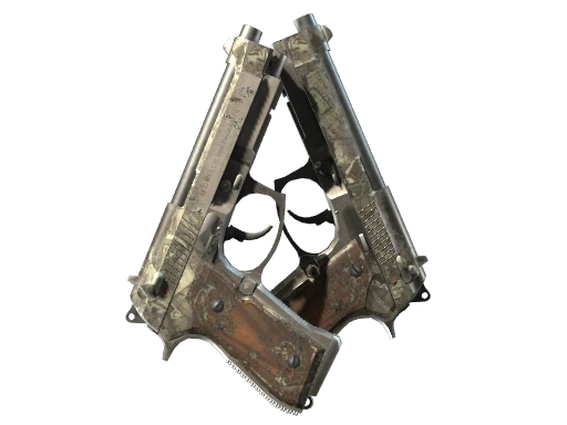 Dual Berettas | Heist (Battle-Scarred)