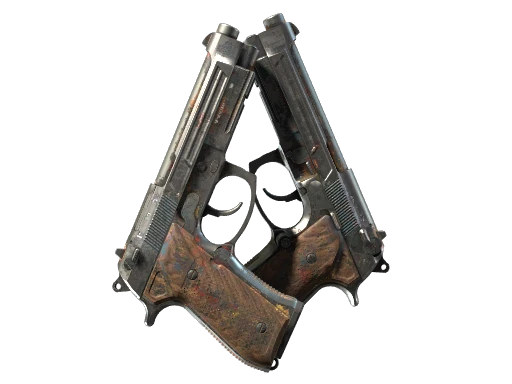 Dual Berettas | Hideout (Battle-Scarred)