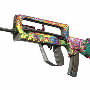 FAMAS | Bad Trip (Battle-Scarred)