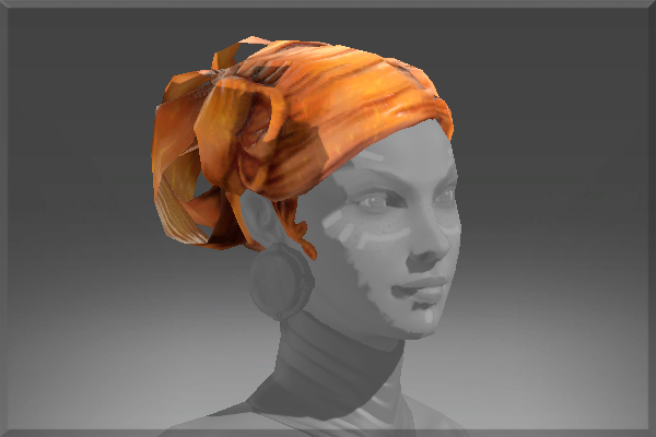 Frozen Curls of Flame