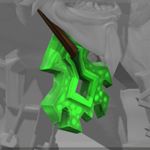 Frozen Emerald Frenzy Amulet