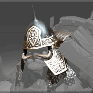 Genuine Old Helmet of the Bogatyr