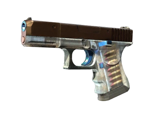 Glock-18 | Clear Polymer (Battle-Scarred)