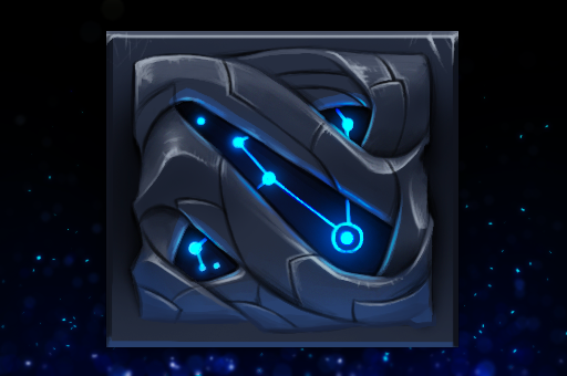 Inscribed Azure Constellation HUD